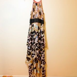 Matthew Williamson cheetah  leopard print dress